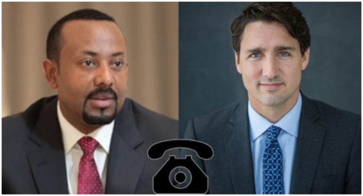 PM Abiy Ahmed, PM Justin Trudeau 