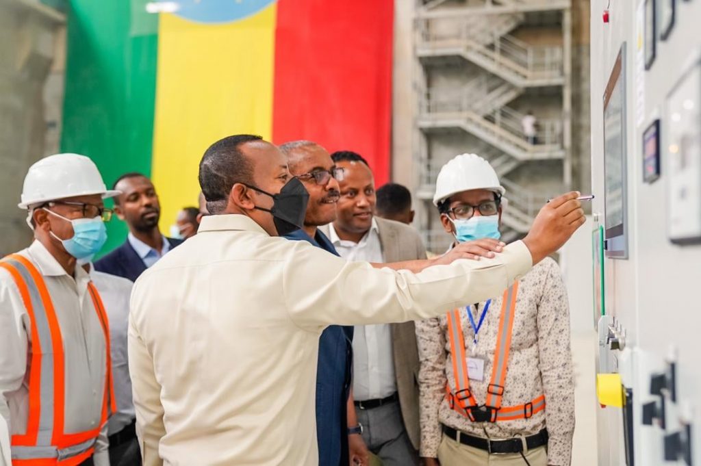 Prime Minister Abiy Ahmed Officially Inaugurates GERD Electric Power Generation