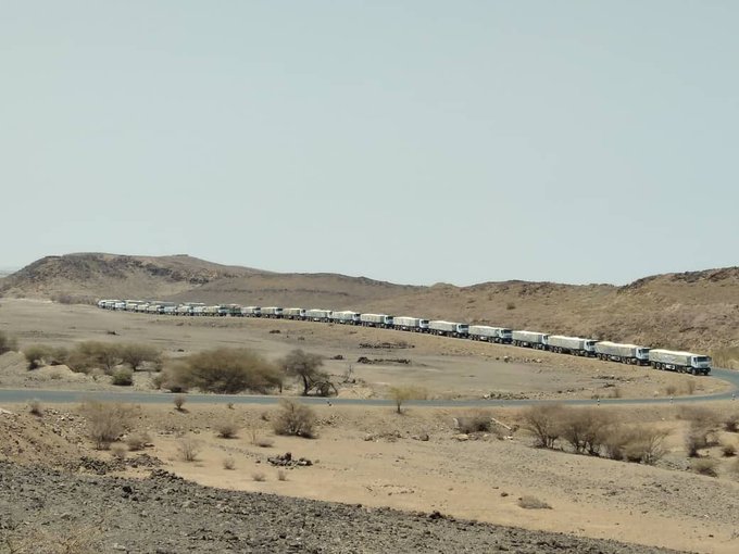 Humanitarian Convoy on its way to Tigray