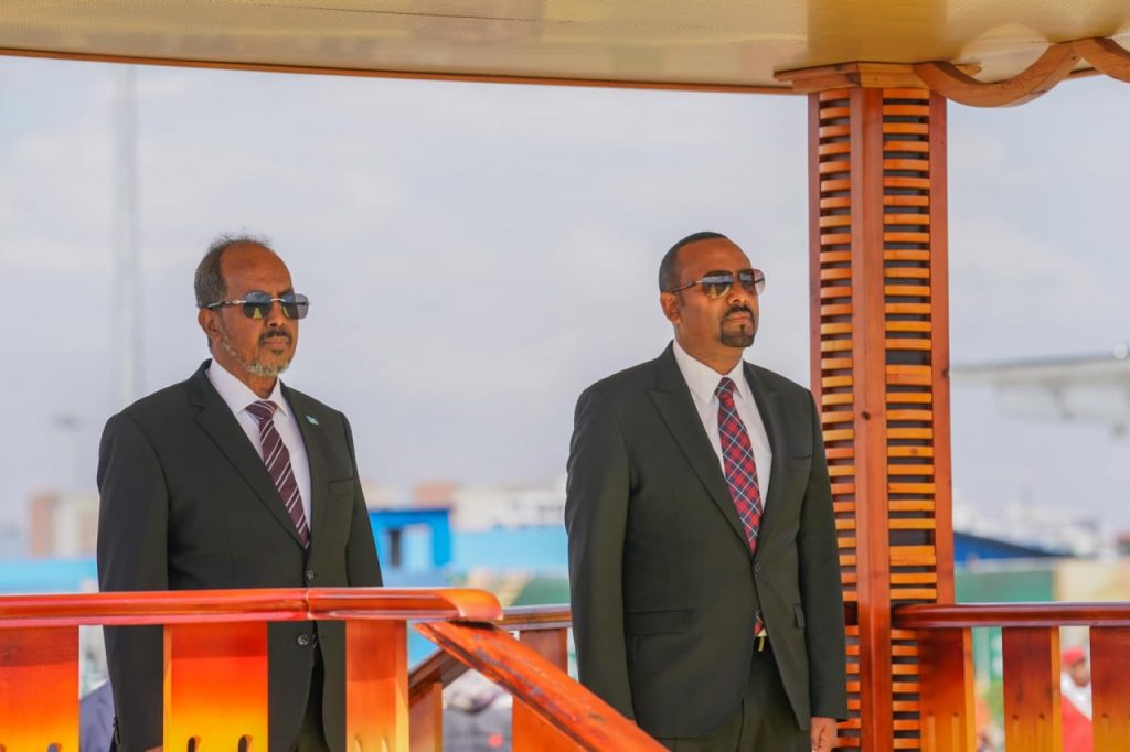 Pm Abiy Welcomes President Hassan Sheikh Mohamud